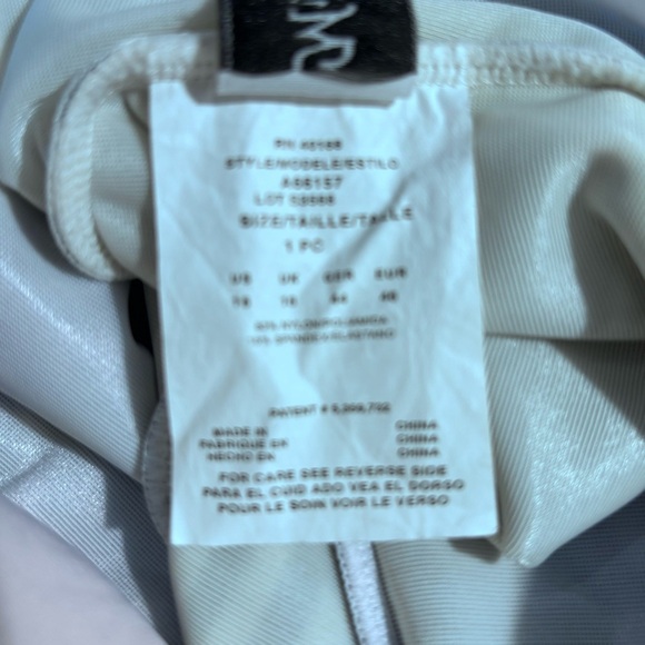 MIRACLESUIT Sz 16 Palm Motif Double Strap Padded Cup Swimming Too Tankini - Picture 6 of 8